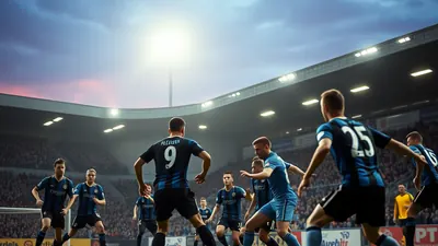 A dramatic Allsvenskan showdown on a crisp summer evening: two anonymous forwards sprinting toward the goal, one in plain...